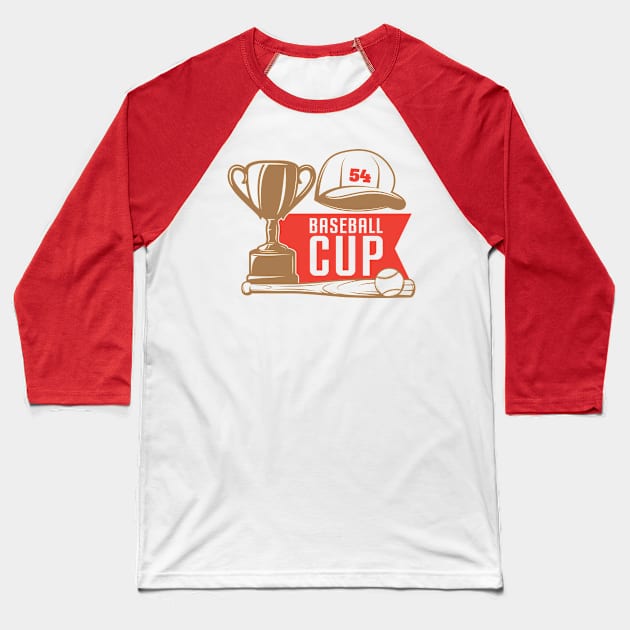 Baseball cup Baseball T-Shirt by gold package